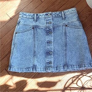 Abercrombie & Fitch Denim Mini Skirt